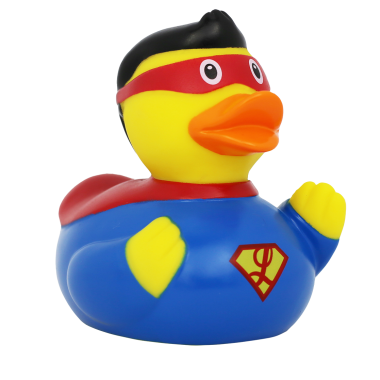 Superhero Duck 8.5 cm (R??ușc? fantezie de cauciuc)