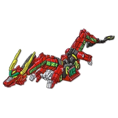 Mighty Morphin Power Rangers Figurina articulata Thunderzord Red Dragon