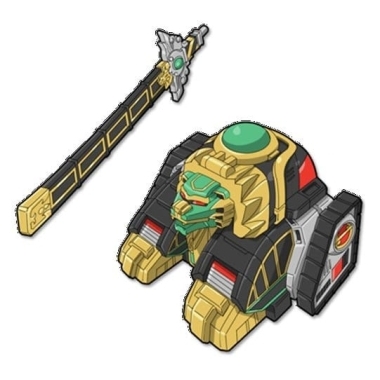 Mighty Morphin Power Rangers Figurina articulata Thunderzord Lion 