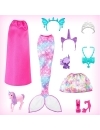 Barbie Dreamtopia papusa cu rochie roz