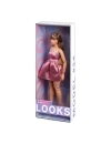 Barbie Signature Barbie Looks Doll Model #24 Curvy, Pink Mini Dress