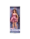 Barbie Signature Barbie Looks Doll Model #24 Curvy, Pink Mini Dress