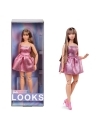 Barbie Signature Barbie Looks Doll Model #24 Curvy, Pink Mini Dress