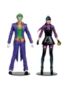 DC Multiverse Set 2 figurine articulate The Joker & Punchline 18 cm