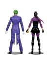 DC Multiverse Set 2 figurine articulate The Joker & Punchline 18 cm