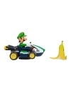 Nintendo Mario - Figurina Spin Out Mario Kart, Luigi, 6 cm