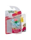 Pokemon Battle Set 3 figurine Pikachu #2, Horsea, Ivysaur 5 cm