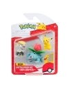 Pokemon Battle Set 3 figurine Pikachu #2, Jangmo-o, Ivysaur 5 cm