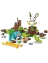 Pokemon MEGA Construction Set Emolga And Bulbasaur's Charming Woods (194 piese)