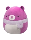 Squishmallows Jucarie de plus Purple Bear with Closed Eyes and Scarf Crisanta 50 cm