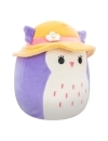 Squishmallows Jucarie de plus Purple Owl with Sun Hat Holly 18 cm