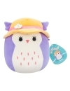 Squishmallows Jucarie de plus Purple Owl with Sun Hat Holly 18 cm