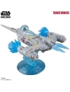 Star Wars x Transformers Figurina The Mandalorian / N-1 Starfighter 19 cm