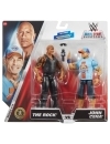 WWE Main Event (series 19) Set doua figurine articulate The Rock & John Cena 15 cm