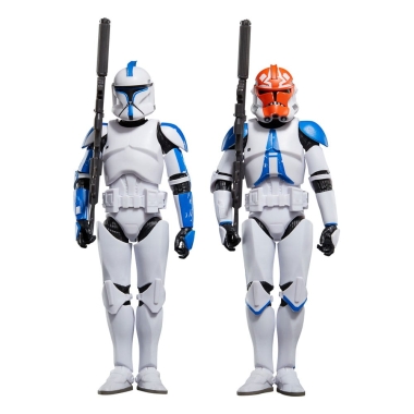 Star Wars: Ahsoka Black Series Set 2 figurine articulate Phase I Clone Trooper Lieutenant & 332nd Ahsoka's Clone Trooper 15 cm