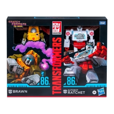 The Transformers: The Movie Studio Series Deluxe Set 2 figurine Brawn & Autobot Ratchet 11 cm