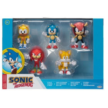 Sonic the Hedgehog set 5 figurine 6cm