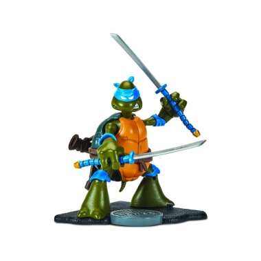 Teenage Mutant Ninja Turtles Figurina articulata Leonardo (40th Anniversary) 10 cm