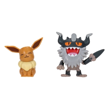 Pokemon Battle Figure Set 2 minifigurine Perrserker & Eevee #2 5cm