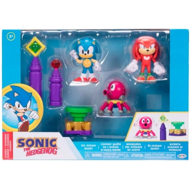 Sonic the Hedgehog Set Oil Ocean Quest 6cm