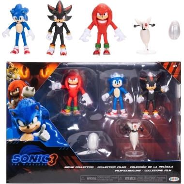 Sonic the Hedgehog 3 Set 5 figurine 6 cm