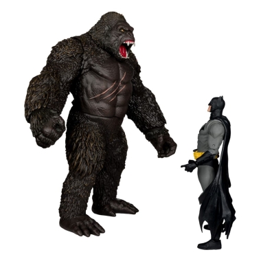 DC Justice League Monsterverse DC Multiverse Set 2 figurine articulate Batman & Kong 29 cm