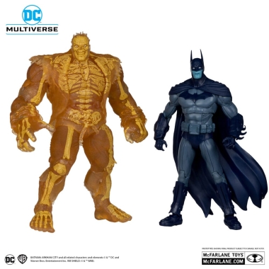 Arham City DC Multiverse Set 2 figurine articulate Batman & Solomon Grundy (Gold Label) 18 cm