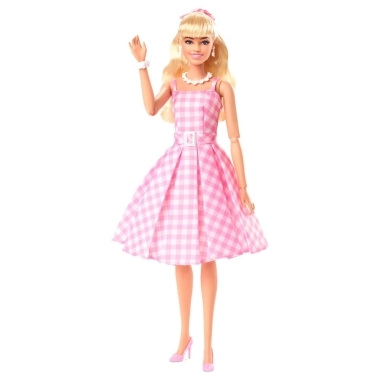 Barbie The Movie Doll Barbie in Pink Gingham Dress