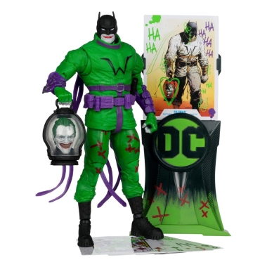 DC Multiverse Figurina articulata Batman (Batman: Last Knight on Earth) Jokerized (Gold Label) 18 cm