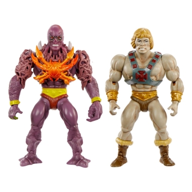 Masters of the Universe x Stranger Things Origins Set 2 figurine articulate He-Man & Vecna 14 cm