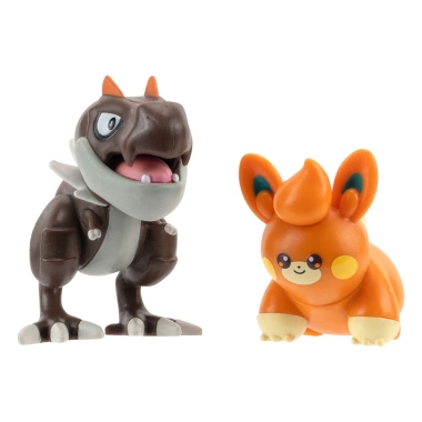 Pokemon Battle FIrst Partner Set 2 figurine Tyrunt, Pawmi 5 cm
