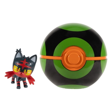Pokemon Clip'n'Go Poké Balls Litten & Dusk Ball