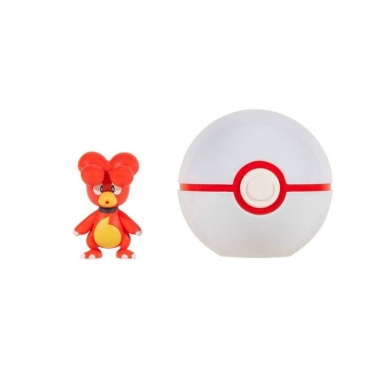 Pokemon Clip'n'Go Poké Balls Magby & Poké Ball