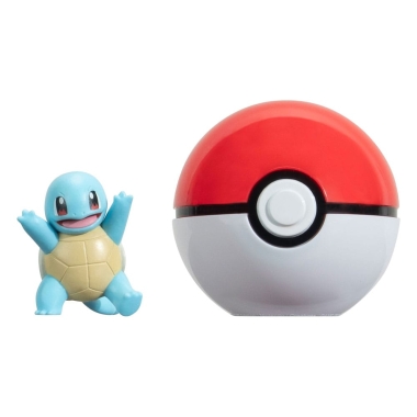 Pokemon Clip'n'Go Poke Balls Squirtle #3 & Poké Ball