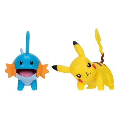 Pokemon First Partner Battle Set 2 figurine Mudkip & Pikachu #4