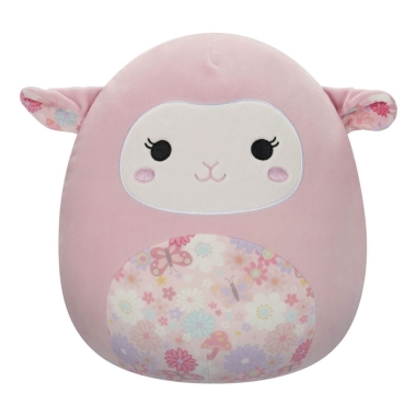 Squishmallows Jucarie de plus Pink Lamb with Floral Ears and Belly Lala 30 cm