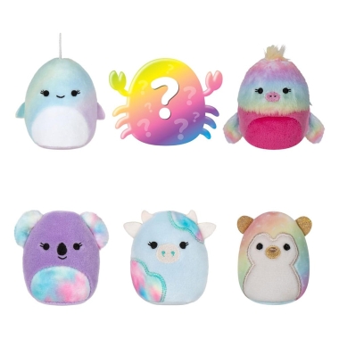 Squishville Mini Squishmallows Set 6 jucarii plus Fun & Fabulous Squad 5 cm