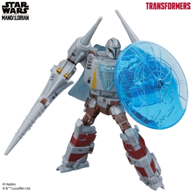 Star Wars x Transformers Figurina The Mandalorian / N-1 Starfighter 19 cm