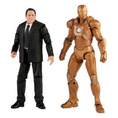 Marvel Legends Set 2 figurine articulate Happy Hogan & Iron Man XXI (Iron Man 3) 15 cm