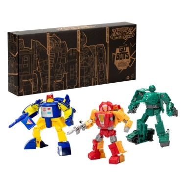 Transformers Legacy United Deluxe Class Set 3 figurine Go-Bots Guardians 14 cm
