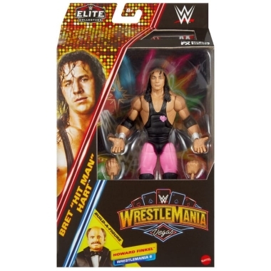 WWE WrestleMania Elite Collection Action Figure Bret "Hit Man" Hart 15 cm